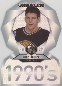 2020-21 SP Signature Edition Legends - Decagons #DC-56 Gino Odjick Front