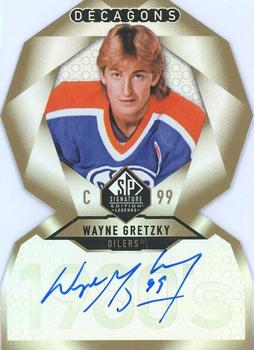 2020-21 SP Signature Edition Legends - Decagons Gold Autographs #DC-45 Wayne Gretzky Front