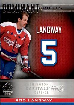 2020-21 SP Signature Edition Legends - Dominant Digits #DD-13 Rod Langway Front