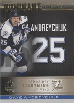 2020-21 SP Signature Edition Legends - Dominant Digits Gold Foil #DD-7 Dave Andreychuk Front