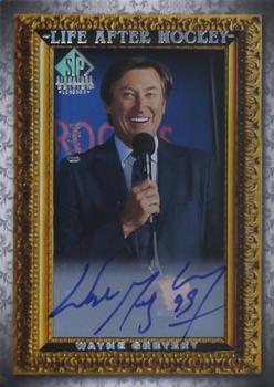 2020-21 SP Signature Edition Legends - Life After Hockey Silver Spectrum Foil Autographs #LA-12 Wayne Gretzky Front