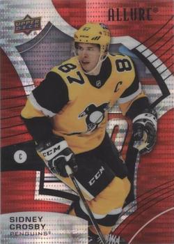 2021-22 Upper Deck Allure - Red Rainbow #4 Sidney Crosby Front