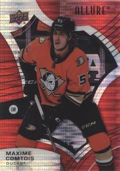 2021-22 Upper Deck Allure - Red Rainbow #25 Maxime Comtois Front