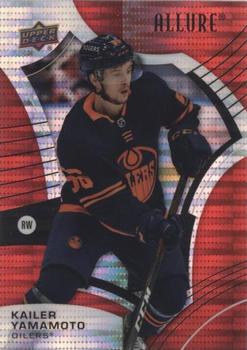 2021-22 Upper Deck Allure - Red Rainbow #29 Kailer Yamamoto Front