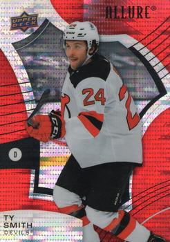 2021-22 Upper Deck Allure - Red Rainbow #57 Ty Smith Front