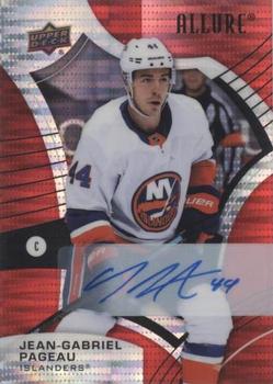 2021-22 Upper Deck Allure - Autographs Red Rainbow #89 Jean-Gabriel Pageau Front