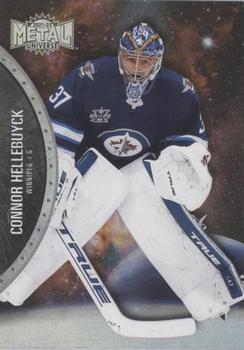 2021-22 SkyBox Metal Universe - Spectrum #85 Connor Hellebuyck Front