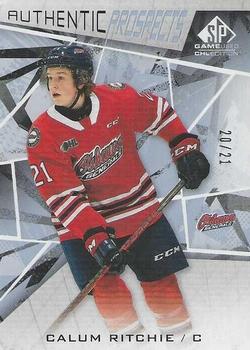 2021-22 SP Game Used CHL #19 Calum Ritchie Front