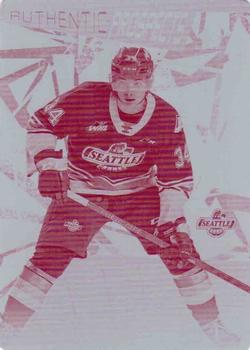 2021-22 SP Game Used CHL - Printing Plates Magenta #63 Conner Roulette Front