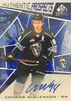 2021-22 SP Game Used CHL - Autographs Blue #13 Connor McClennon Front