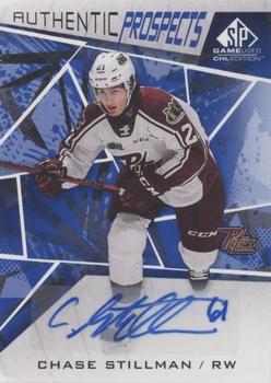 2021-22 SP Game Used CHL - Autographs Blue #20 Chase Stillman Front
