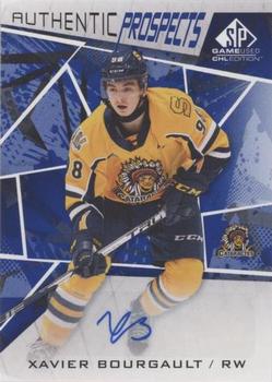 2021-22 SP Game Used CHL - Autographs Blue #42 Xavier Bourgault Front