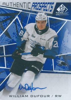 2021-22 SP Game Used CHL - Autographs Blue #67 William Dufour Front