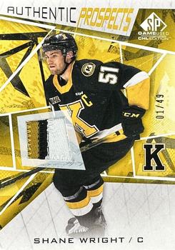 2021-22 SP Game Used CHL - Memorabilia Gold #1 Shane Wright Front