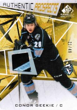 2021-22 SP Game Used CHL - Memorabilia Gold #49 Conor Geekie Front
