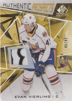 2021-22 SP Game Used CHL - Memorabilia Gold #61 Evan Vierling Front
