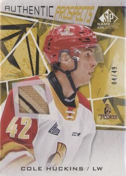 2021-22 SP Game Used CHL - Memorabilia Gold #69 Cole Huckins Front