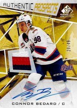 2021-22 SP Game Used CHL - Autograph Patch Gold #2 Connor Bedard Front