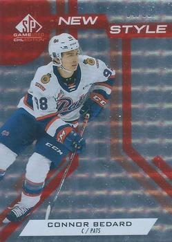 2021-22 SP Game Used CHL - New Style Foilboard Orange #NS-CB Connor Bedard Front