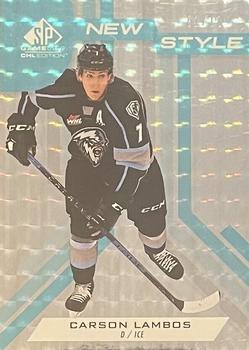 2021-22 SP Game Used CHL - New Style Foilboard Teal #NS-CG Conor Geekie Front