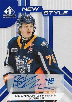 2021-22 SP Game Used CHL - New Style Autograph #NS-BO Brennan Othmann Front
