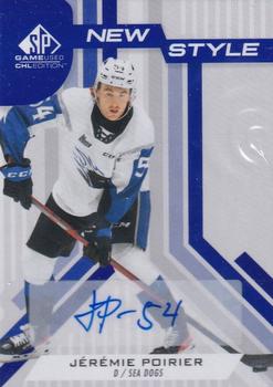 2021-22 SP Game Used CHL - New Style Autograph #NS-JP Jeremie Poirier Front