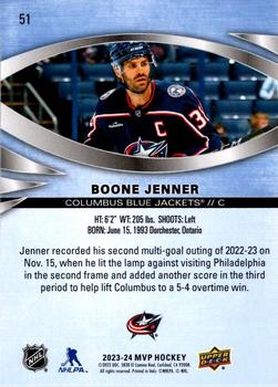 2023-24 Upper Deck MVP #51 Boone Jenner Back