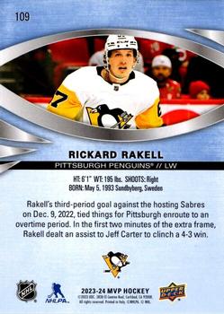 2023-24 Upper Deck MVP #109 Rickard Rakell Back