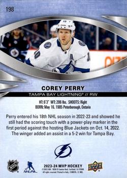 2023-24 Upper Deck MVP #198 Corey Perry Back