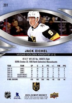 2023-24 Upper Deck MVP #201 Jack Eichel Back