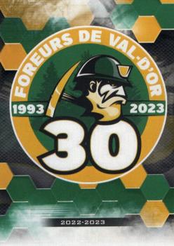 2022-23 Extreme Val-d'Or Foreurs (QMJHL) #NNO Checklist Front
