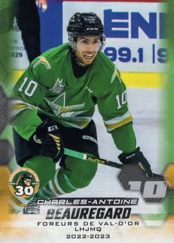 2022-23 Extreme Val-d'Or Foreurs (QMJHL) #NNO Charles-Antoine Beauregard Front