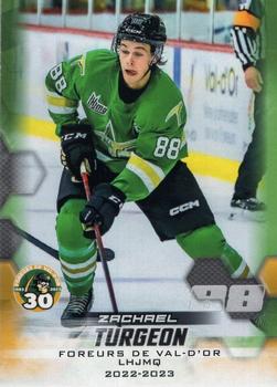 2022-23 Extreme Val-d'Or Foreurs (QMJHL) #NNO Zachael Turgeon Front