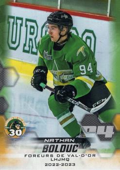 2022-23 Extreme Val-d'Or Foreurs (QMJHL) #NNO Nathan Bolduc Front