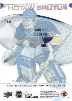 2020-21 SP Signature Edition Legends - Acetate All-Time Future Watch #364 Curtis Joseph Back