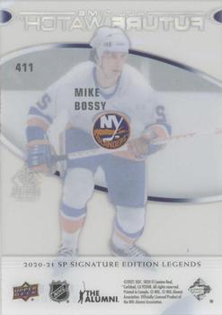 2020-21 SP Signature Edition Legends - Acetate All-Time Future Watch #411 Mike Bossy Back