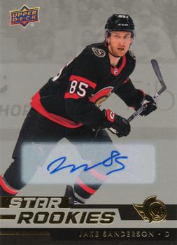 2022-23 Upper Deck NHL Star Rookies Box Set - Autographs #7 Jake Sanderson Front