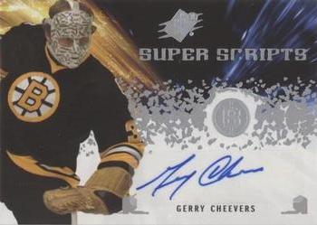 2021-22 SPx - Superscripts #SS-GC Gerry Cheevers Front