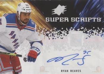 2021-22 SPx - Superscripts #SS-RR Ryan Reaves Front