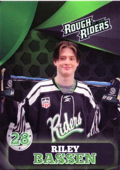 2022-23 Cedar Rapids RoughRiders (USHL) #NNO Riley Bassen Front