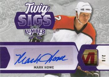 2021-22 Leaf Lumber - Twig Sigs Purple #TS-MH1 Mark Howe Front