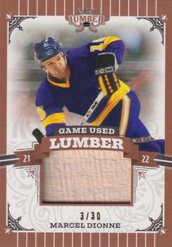 2021-22 Leaf Lumber - Game Used Lumber Bronze #GUL-MD1 Marcel Dionne Front