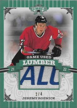 2021-22 Leaf Lumber - Game Used Lumber Emerald #GUL-JR1 Jeremy Roenick Front