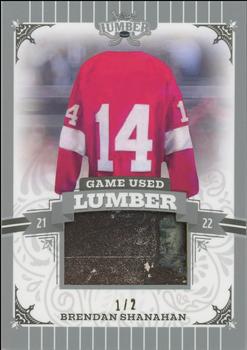 2021-22 Leaf Lumber - Game Used Lumber Silver #GUL-BS1 Brendan Shanahan Front