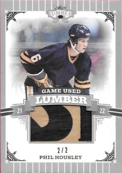 2021-22 Leaf Lumber - Game Used Lumber Silver #GUL-PH1 Phil Housley Front