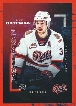 2022-23 Regina Pats (WHL) #NNO Luke Bateman Front