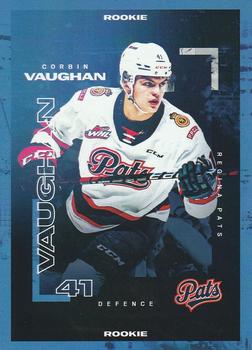 2022-23 Regina Pats (WHL) #NNO Corbin Vaughan Front