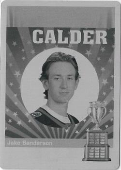 2022-23 Upper Deck - Calder Candidates Printing Plates Black #CC-12 Jake Sanderson Front