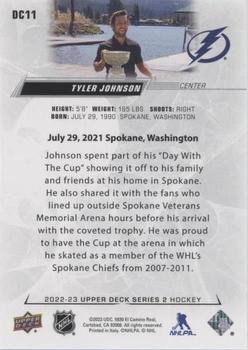 2022-23 Upper Deck - Day With The Cup #DC11 Tyler Johnson Back