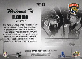2022-23 Upper Deck - Welcome To... #WT-13 Florida Panthers Back